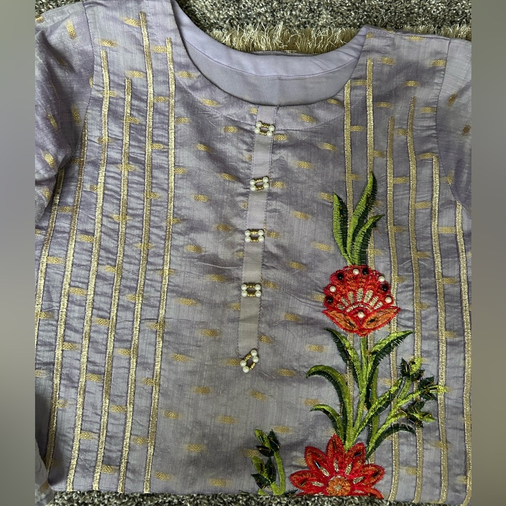 5/$25 Handmade vintage beaded and embroidered Middle Eastern style dress - Picture 14 of 16